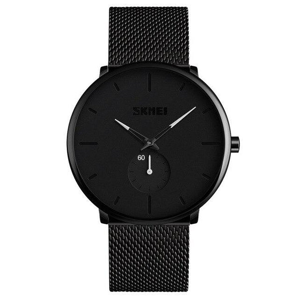 Waterproof Mens Minimalist Ultra-Thin Analog Dress Stainless Steel Wrist Watch 2019 hot sales