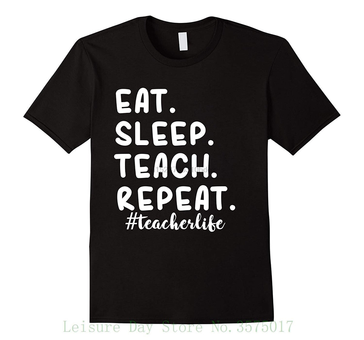 Eat Sleep Teach Repeat Teacherlife New Mens Spring Summer Dress Short Sleeve Casual