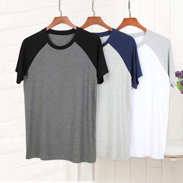 Men's fashion sleep tops short sleeves sleep dress casual cotton nighty Round collar dress sleepwear free shipping