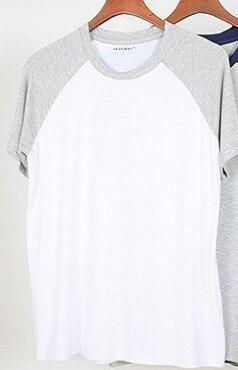 Men's fashion sleep tops short sleeves sleep dress casual cotton nighty Round collar dress sleepwear free shipping