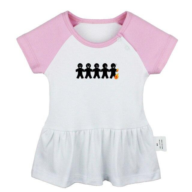 Cute Penguins Space Infinity Love Keep Calm And sleep zzz 5 burning man Newborn Baby Girls Dresses Toddler Infant Cotton Clothes