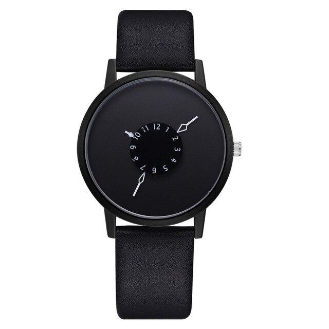 Women Men Watches Modern Fashion Lovers Leather Band Quartz Analog Wrist Watch Luxury Casual Dress Clock Gift reloj mujer #c