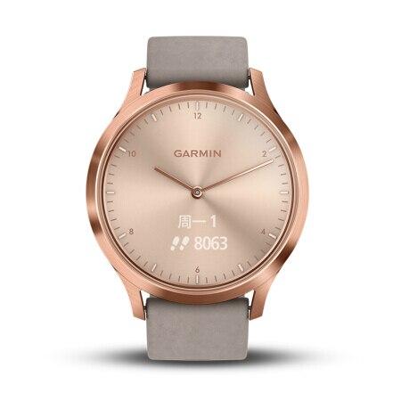 Garmin vivomove HR men Womens Rose Gold Watches  Clock Leather  Simple Bracelet watch Mesh Stainless Steel smart sports watches