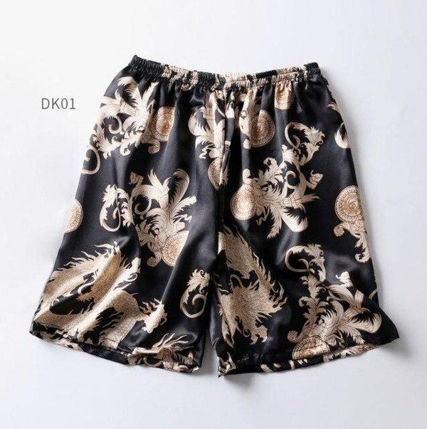 Luxury Designer Men's Silk Robes 5XL Pajamas Sleepwear Male Soft Bathrobe Oversized Satin Nightgown Man Summer Home Clothing