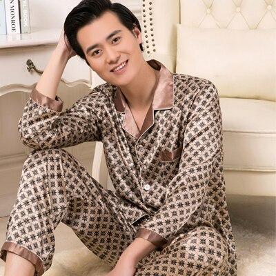 2019 summer satin silk pajamas shorts for men rayon silk sleepwear male pajama set soft nightgown for men pyjamas