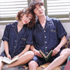 2019 satin silk pajamas shorts for men sleepwear male pajama set soft nightgown men pyjamas sleep couple pajamas floral print