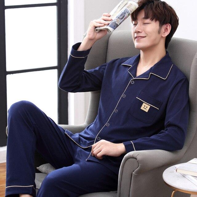 2019 summer mens stain silk pajama set pajamas men sleepwear modern style silk nightgown home male satin soft for sleeping