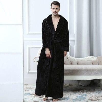 XL Free shipping Winter Flannel Sexy Women Robes plus size long sleeve warm long Sleepwear Female Bathrobe men Clothes nightgown
