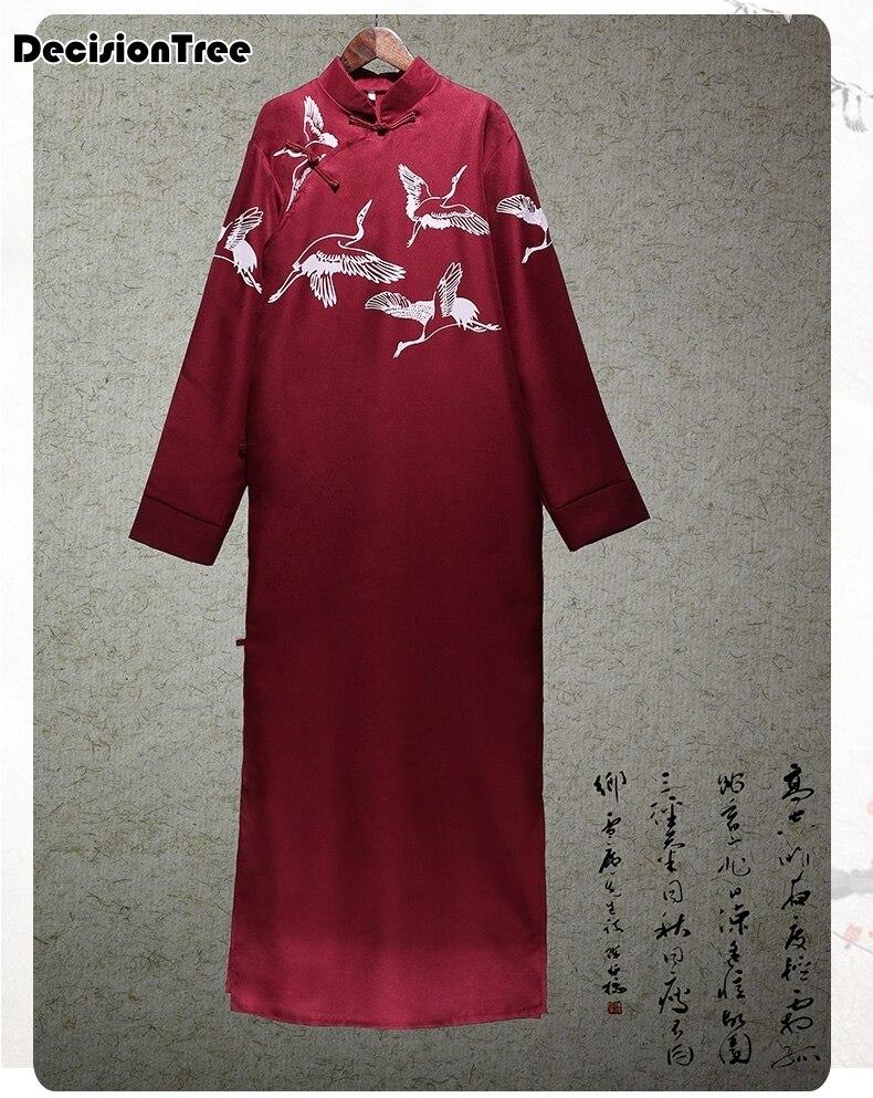 2019 summer red men sexy silk rayon kimono bathrobe gown chinese style male robe nightgown sleepwear plus