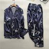 2019 Fashion Men Pajamas Set Luxury Clothes Men Long Sleeve Nightgown Luxury Men Clothing Christmas Pajama Men