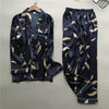 2019 Fashion Men Pajamas Set Luxury Clothes Men Long Sleeve Nightgown Luxury Men Clothing Christmas Pajama Men