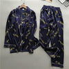 2019 Fashion Men Pajamas Set Luxury Clothes Men Long Sleeve Nightgown Luxury Men Clothing Christmas Pajama Men