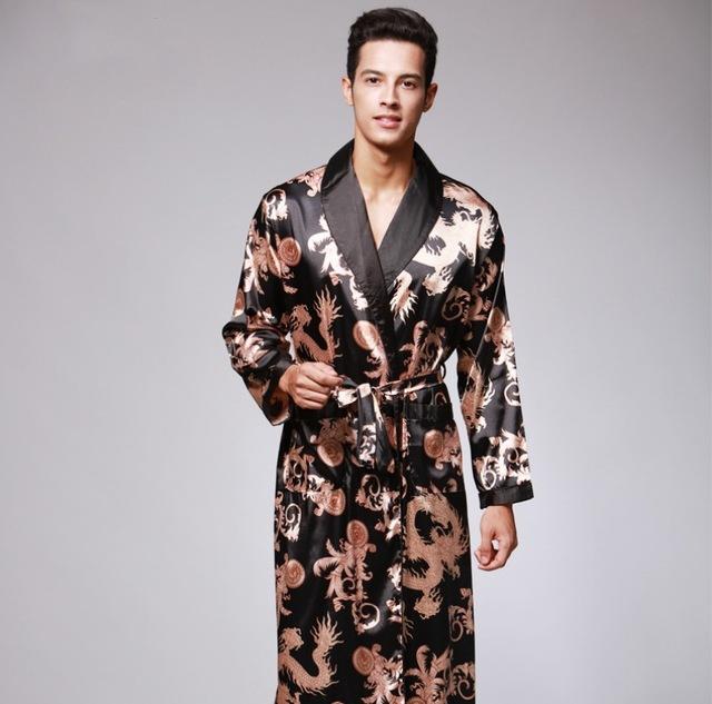 Woman three summer suit long sleeved men bathrobe Nightgown 0550