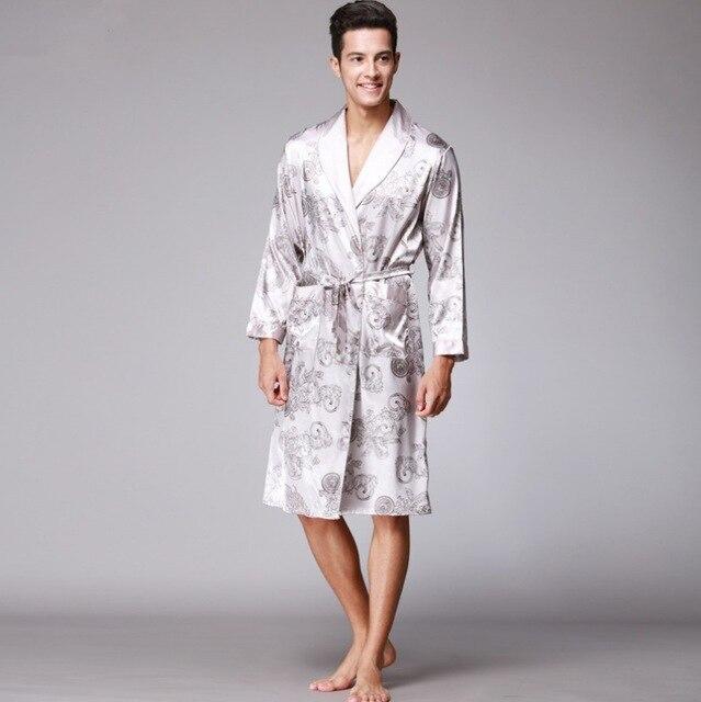 Woman three summer suit long sleeved men bathrobe Nightgown 0550