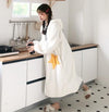 Autumn Winter Women Long Sleeve Nightgown Hooded Flannel Nightgowns Girls Night Dress Sleepwear Cute Princess Coral Fleece WZ619