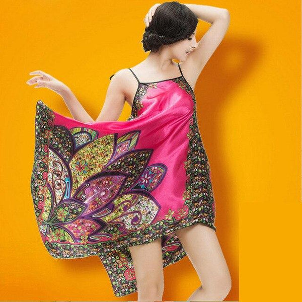 Women Long Lace Nightwear Satin Silk Sleepwear Sexy Spaghetti Strap Floral Sleepshirts Nightdress Lingerie Night Wear Dress Gown