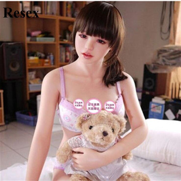 165cm Sex Doll Real infalatable Love Dolls Lifelike Breasts Vagina Anal Metal Skeleton Non Inflatable Love Doll