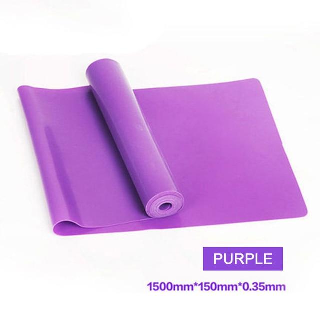 Fitness Exercise Resistance Bands Rubber Yoga Elastic Band 150cm Resistance Band Loop Rubber Loops for Gym Training Hot Sale