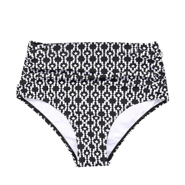 Women Swimwear Bikini Bottoms Swimming Shorts high Waist Beach swim panties d90716