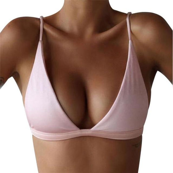 Women Push-Up Padded bra Bikini Top Bandeau Swimwear Swimsuit Beachwear Two-Piece Separates 2019 new hot sale