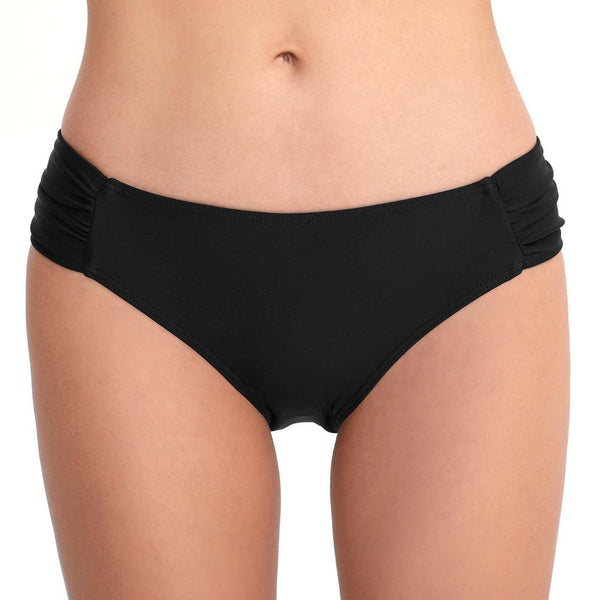 Women Sexy Beach Fashion Swim Briefs Swimwear Sports Wraps Ruched Girls Bikini Bottom Summer Standard Low Waist Swimsuit