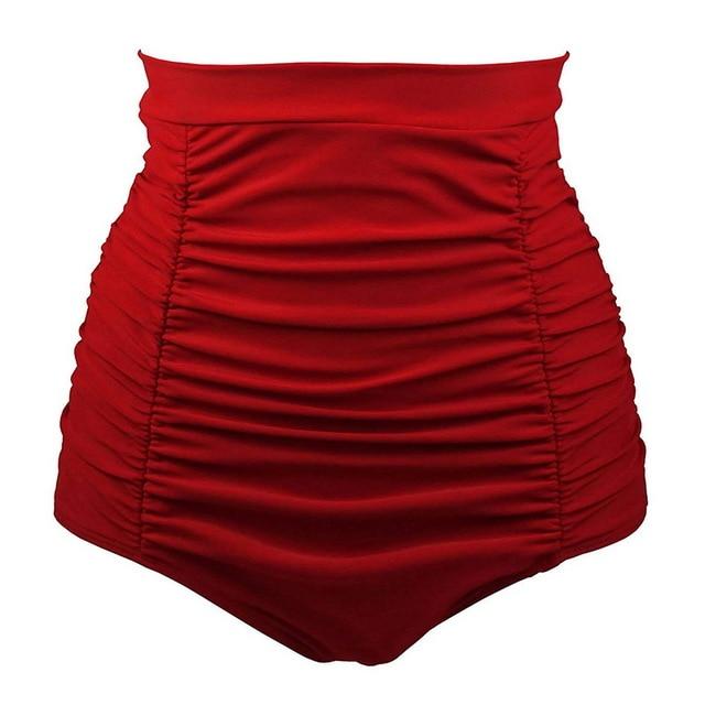 Sfit Women Bikini Shorts Two-Piece Separates Bottoms Summer Beach Swimwear Bathing Suit For Female High Waist Swim Shorts