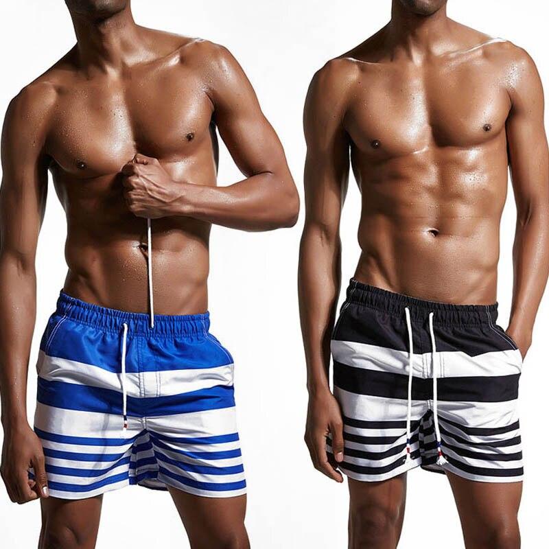 Men Quick Dry Board Shorts Summer Beach Sport Swimwear Surfing Gym Drawstring Short Bottoms EDF88