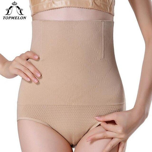 TOPMELON Control Pants Slimming Underwear Women Waist Trainer Butt Lifter Slim Shapewear Bottom High Waist Steel Bone Panties