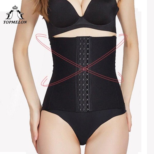 TOPMELON tummy shaper Waist Trainer Plus Size M-3XL Underbust Corset Slimming Shapewear Womens Slimming Belt