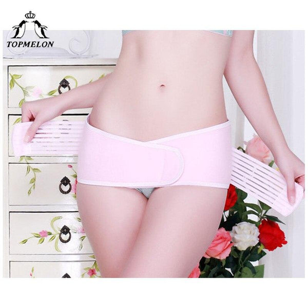 TOPMELON Waist Trainer Pregnant Belt Body Shaper Slimming Belt Modeling Strap Shapewear Underbust Pregnant Belly Support