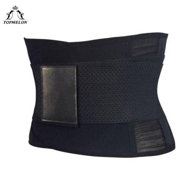 TOPMELON Waist Trainer Modeling Strap Belly Slimming Belt Sheath Slim Shapewear Neoprene Underbust Corset Sweat Body Shaper