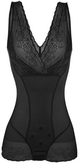 TOPMELON Women's Shaper Plus Size Slimming Underwear Floral Pattern Full Bodysuit Spandex Postpartum Recovery Shapewear