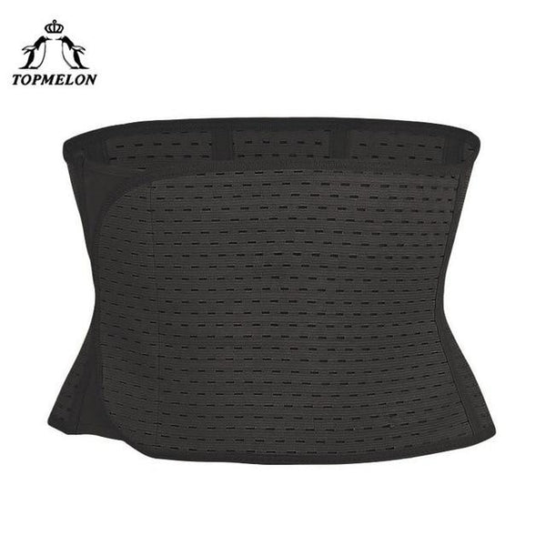 TOPMELON  Waist Trainer Modeling Strap Slimming Belt Shapewear Body Shaper Belly Slimming Sheath Boned Underbust Corset