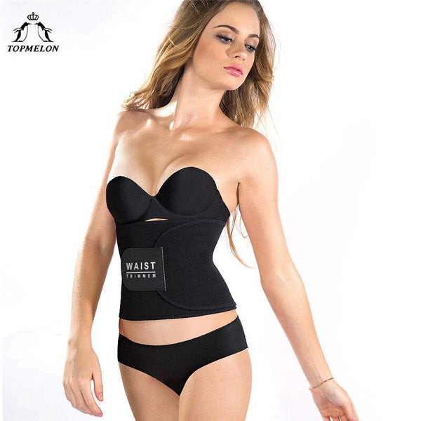 TOPMELON Neoprene Waist Trainer Slimming Belt Shapewear Modeling Strap Body Shaper Belly Slimming Sheath Underbust Corset