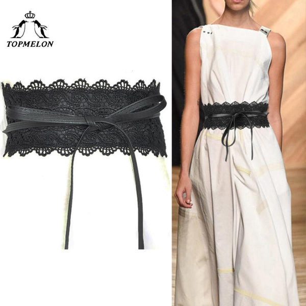 TOPMELON Lace Belts Modeling Strap Slimming Belt Waist Trainer Body Shaper Shapewear Belly Slimming Sheath Floral Waist Shapers