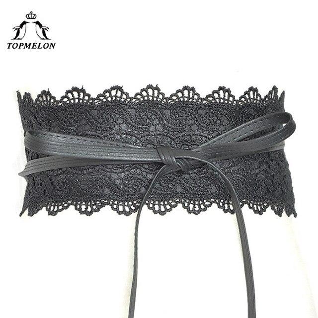 TOPMELON Lace Belts Modeling Strap Slimming Belt Waist Trainer Body Shaper Shapewear Belly Slimming Sheath Floral Waist Shapers
