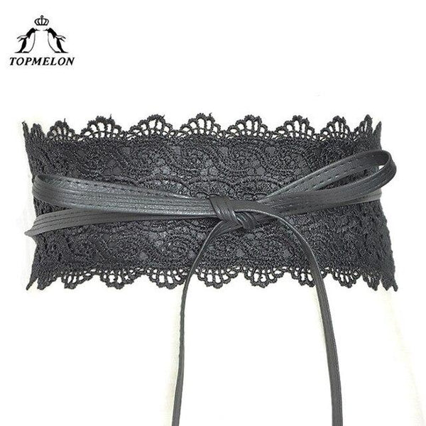 TOPMELON Lace Belts Modeling Strap Slimming Belt Waist Trainer Body Shaper Shapewear Belly Slimming Sheath Floral Waist Shapers