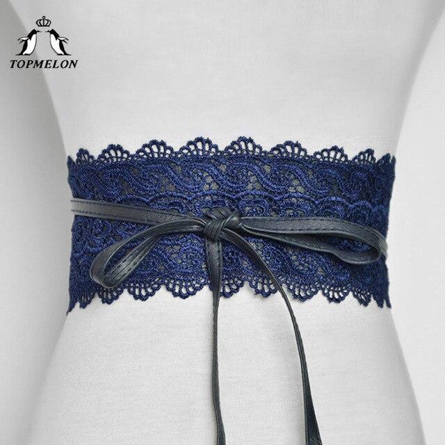 TOPMELON Lace Belts Modeling Strap Slimming Belt Waist Trainer Body Shaper Shapewear Belly Slimming Sheath Floral Waist Shapers