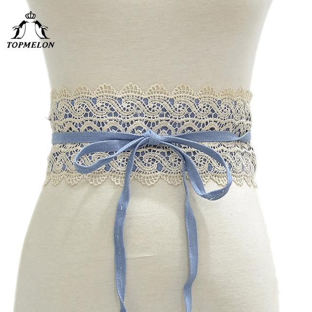 TOPMELON Lace Belts Modeling Strap Slimming Belt Waist Trainer Body Shaper Shapewear Belly Slimming Sheath Floral Waist Shapers