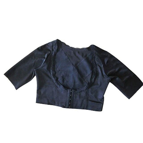 TOPMELON 2019 Arm Shaper Slimming Underwear Plus Size Shapewear Push Up Shaper Tops for Women Midi Sleeve Chest Corrective Tops