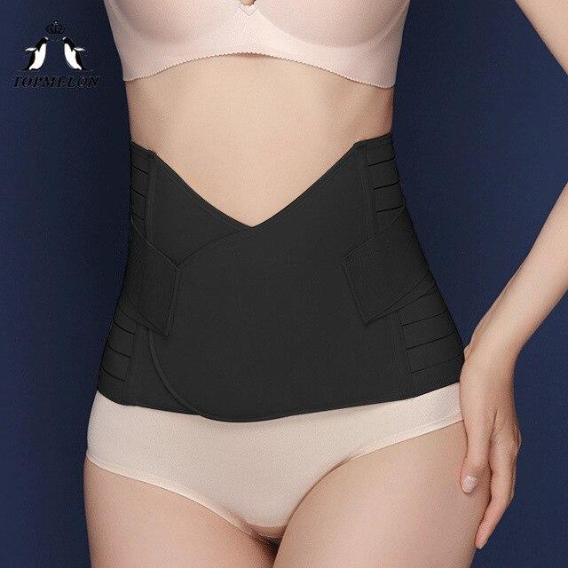 TOPMELON Modeling Strap Waist Trainer Slimming Belt Shapewear Body Shaper Belly Slimming Sheath Steel Boned Underbust Corset