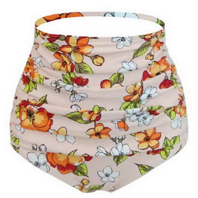 Halter Bikini With Elasticated Back Push Up Bikini Top Padded Underwire Bikini Swimwear Women Bandage Swimsuit Bikini Plus Size