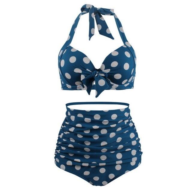 Halter Bikini With Elasticated Back Push Up Bikini Top Padded Underwire Bikini Swimwear Women Bandage Swimsuit Bikini Plus Size