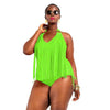 Hot 1 Pcs Women Lady Swimsuit Swimwear Bikini Tassel Solid Color for Beach Holiday Bathing DO2