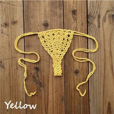 13 colors crochet thong string Sexy Mini bikini Secret Romance Women micro swimwear pants