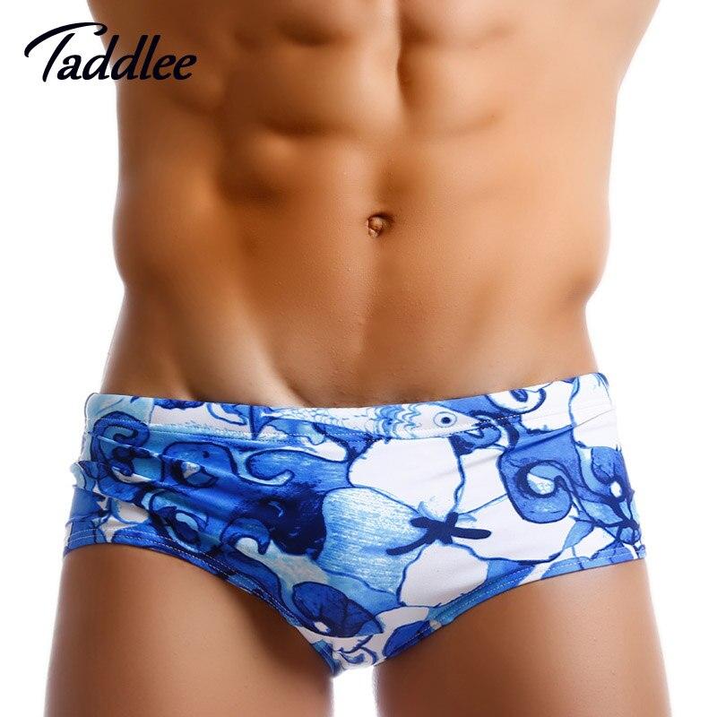 Taddlee Brand Europe Size Men Swimwear Gay Sexy Mens Swimsuits Swimming Bikini Briefs Board Surf Shorts Men's Swim Boxer Trunks