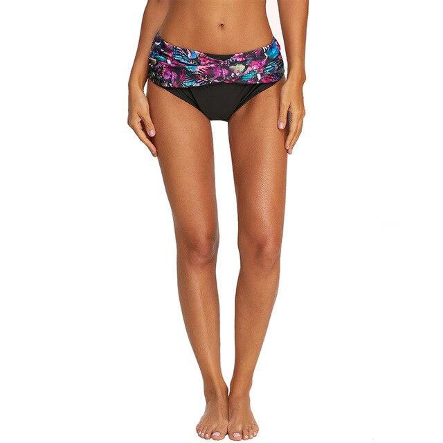 Brazilian  Women High Waisted Bikini Swim Pants Shorts Bottom Swimsuit Swimwear Bathing Beach Bikini broek 2019