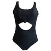 Ladies Swimsuit Solid Color Bikini Hollow Back Swimwear for Summer FI-19ING