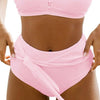 Hot sale 2019 Fashion Women Sexy Bikini  Bandage Solid Color Print Swimsuit High Waist Swimwear Beach Trunks Brief Underwear