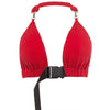 Sexy Women Front Buckle Halter Bandage Bikini Bra Top Bralette Bralet Bustier Crop Tank Tops Swimwear Beachwear Biquini